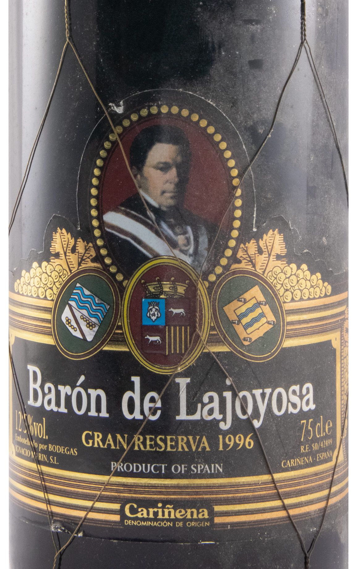 1996 Barón de Lajoyosa Gran Reserva Cariñena tinto