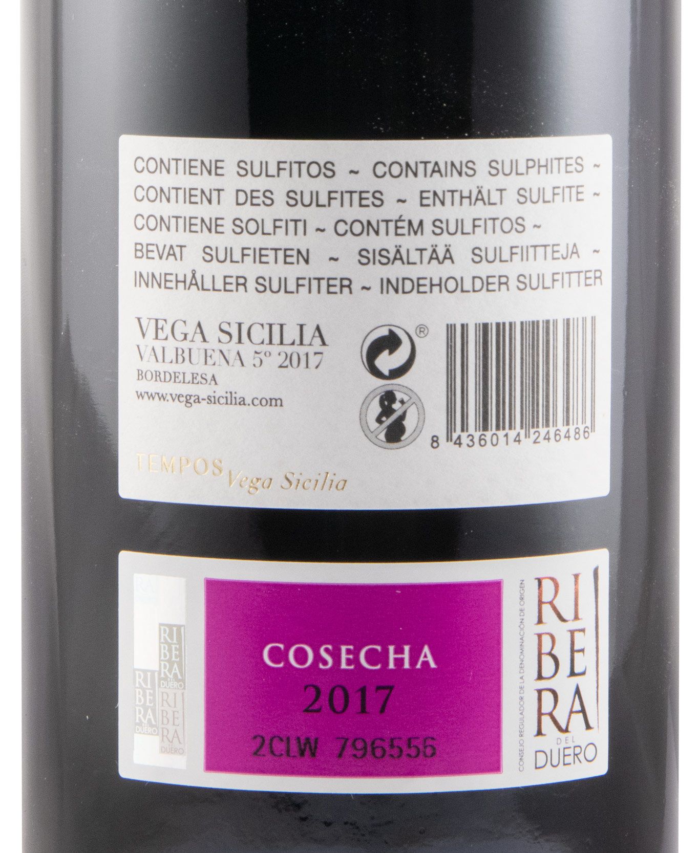 2017 Vega-Sicilia Valbuena 5º Ribera del Duero tinto
