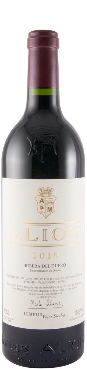 2018 Alión Cosecha Ribera del Duero tinto