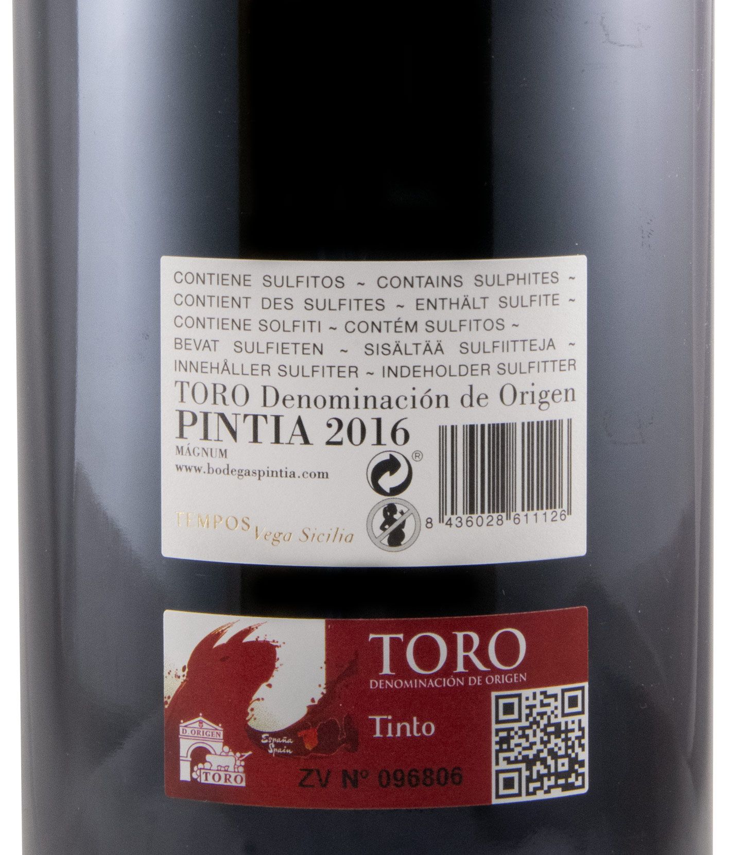 2016 Pintia Toro tinto 1,5L