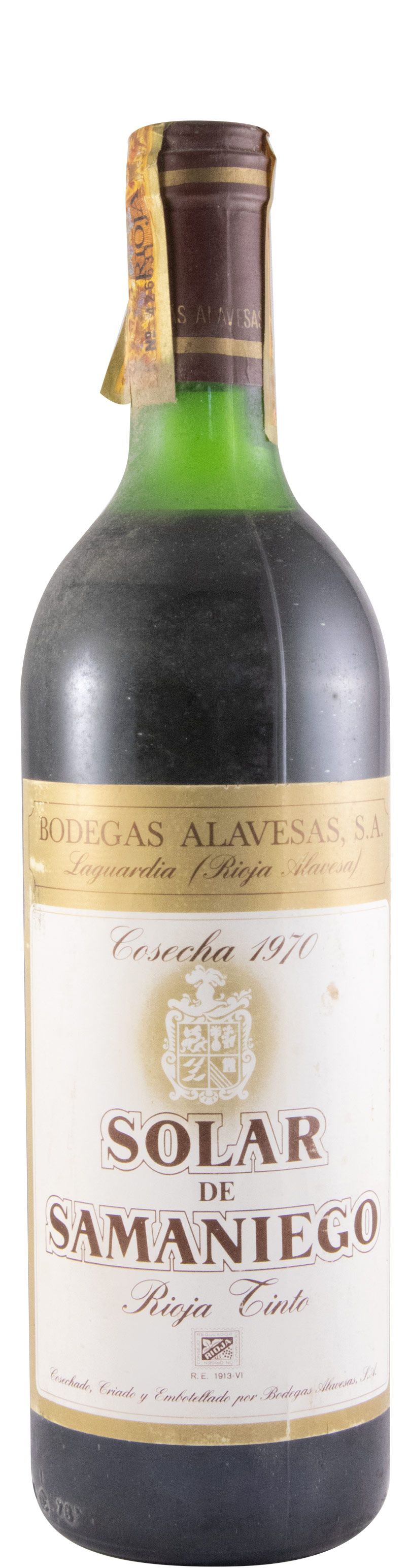 1970 Solar de Samaniego Rioja red