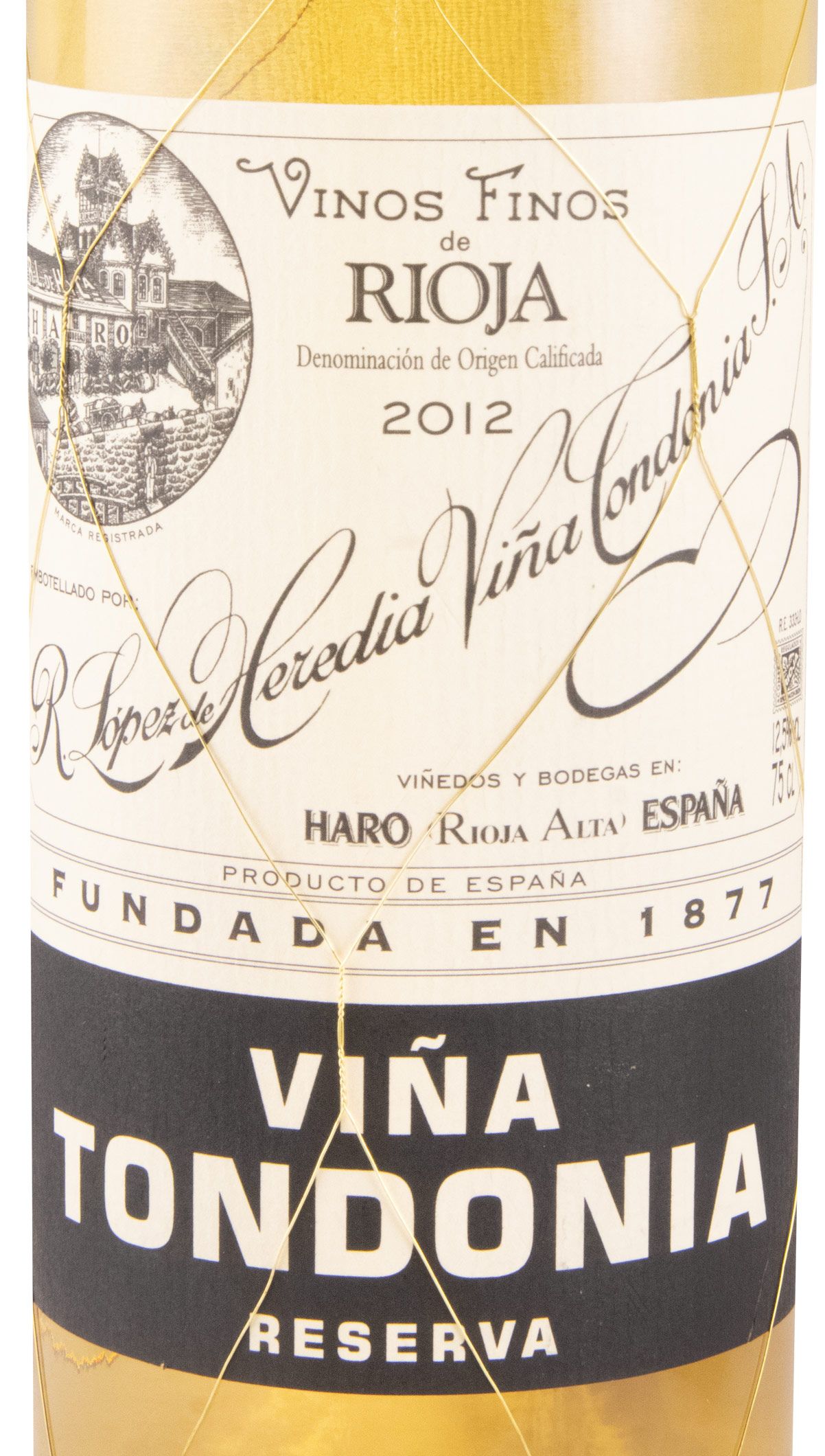 2012 López de Heredia Viña Tondonia Reserva branco