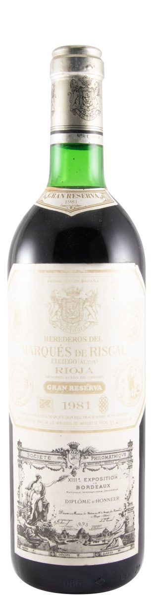 1981 Marqués de Riscal Gran Reserva Rioja tinto