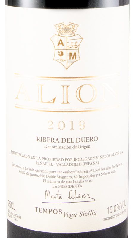 2019 Alión Cosecha Ribera del Duero red