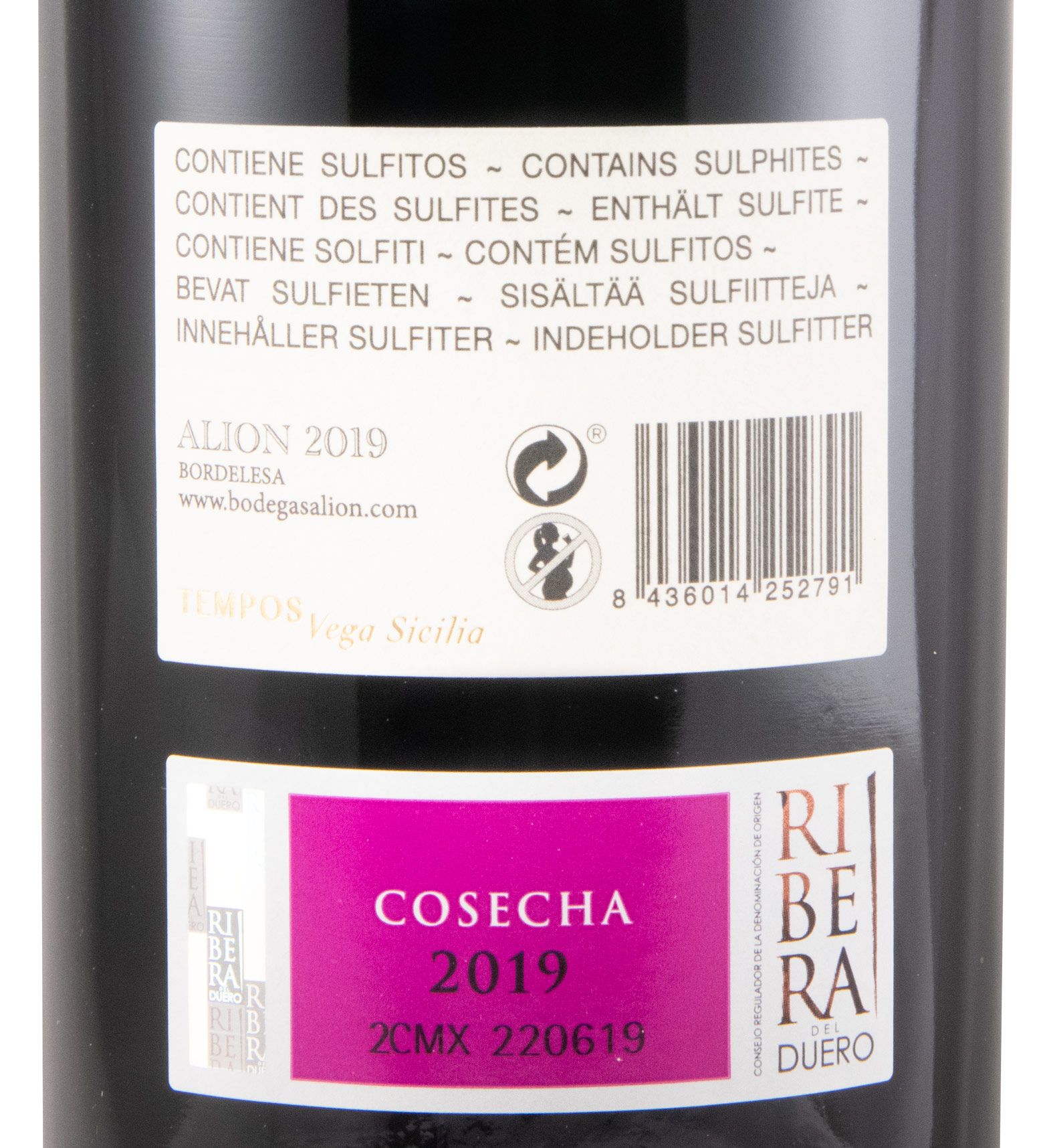 2019 Alión Cosecha Ribera del Duero red