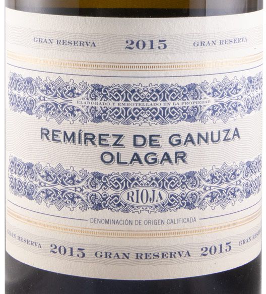 2015 Remírez de Ganuza Olagar Gran Reserva Rioja branco 1,5L