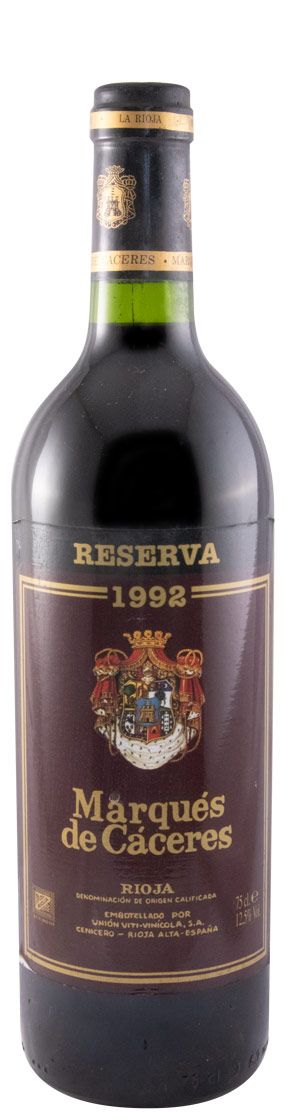 1992 Marqués de Cáceres Reserva Rioja tinto