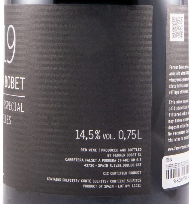 2019 Ferrer Bobet Vinyes Velles Selecció Especial Priorat tinto