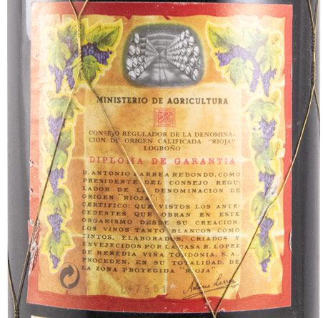 1992 López de Heredia Viña Tondonia tinto