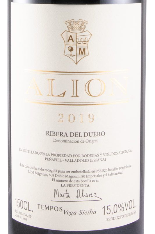2019 Alión Cosecha Ribera del Duero tinto 1,5L