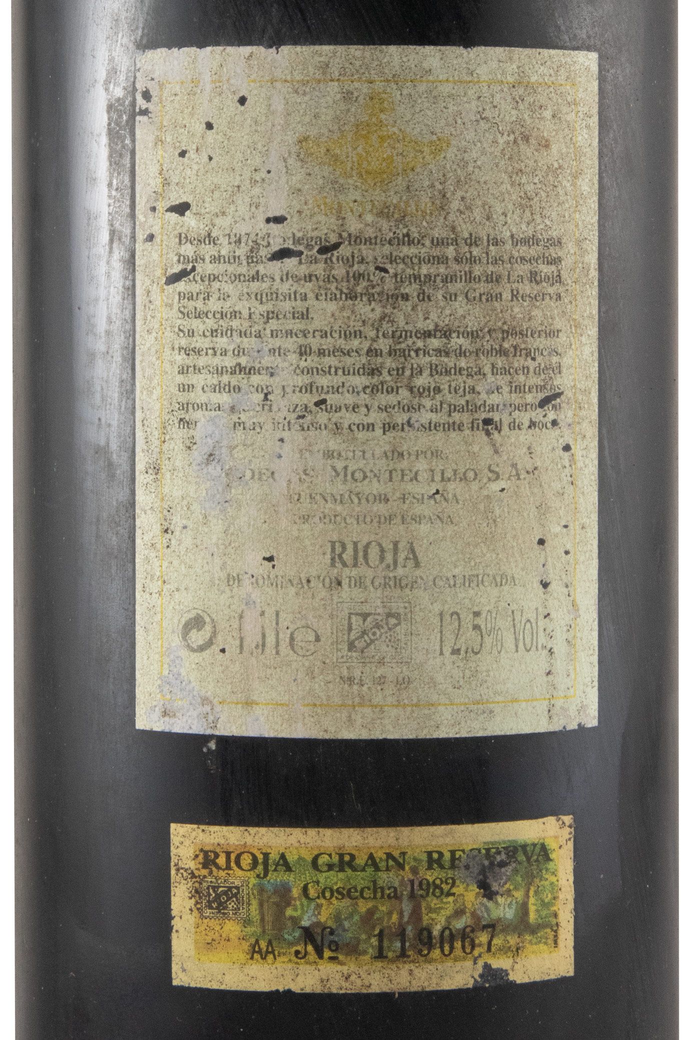 1982 Montecillo Gran Reserva tinto 1,5L