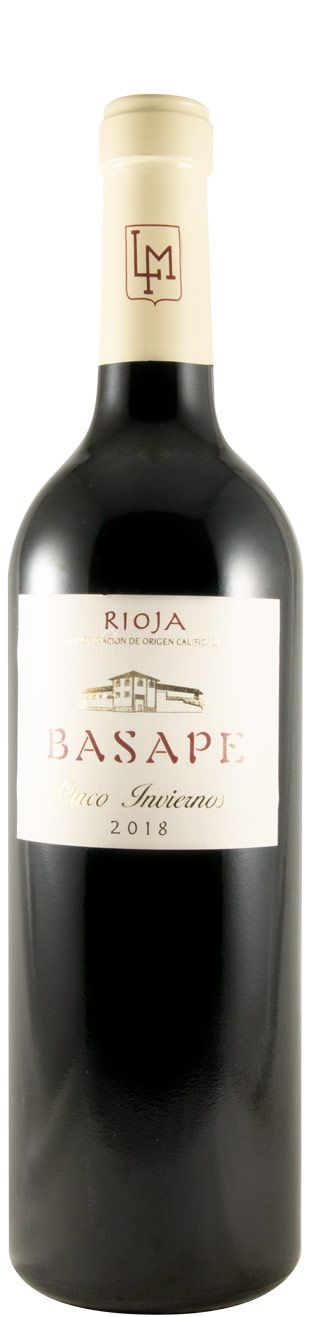 2018 Basape Cinco Inviernos Crianza Rioja red