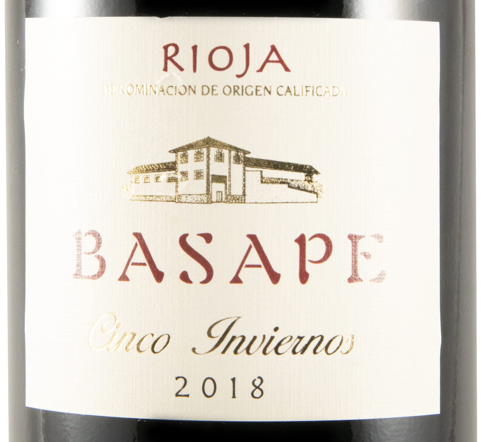 2018 Basape Cinco Inviernos Crianza Rioja red