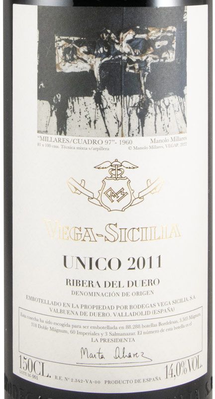 2011 Vega-Sicilia Unico Ribera del Duero tinto 1,5L