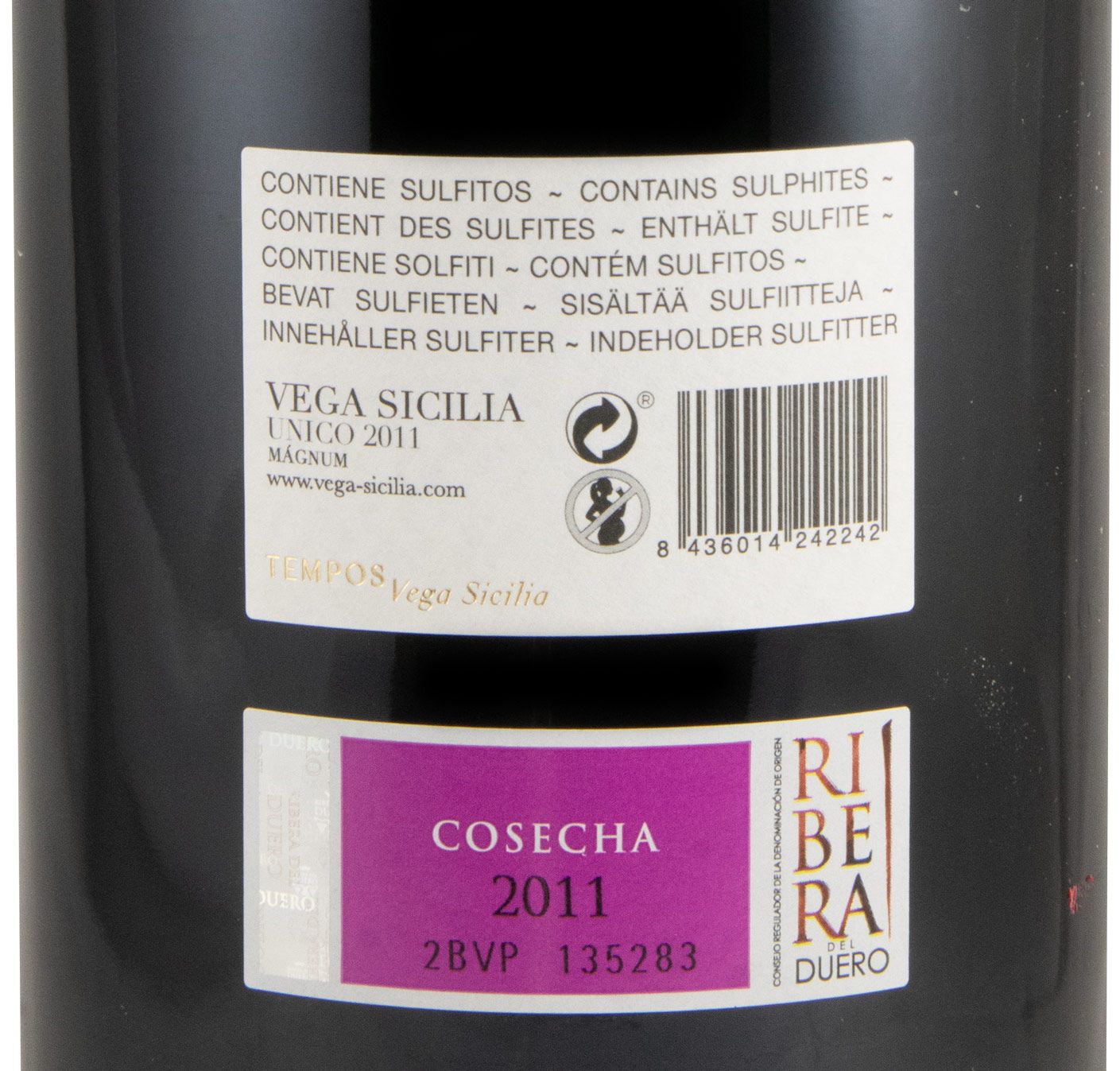 2011 Vega-Sicilia Unico Ribera del Duero tinto 1,5L