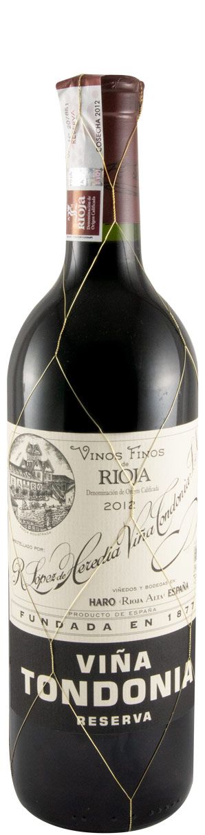 2012 López de Heredia Viña Tondonia Reserva tinto