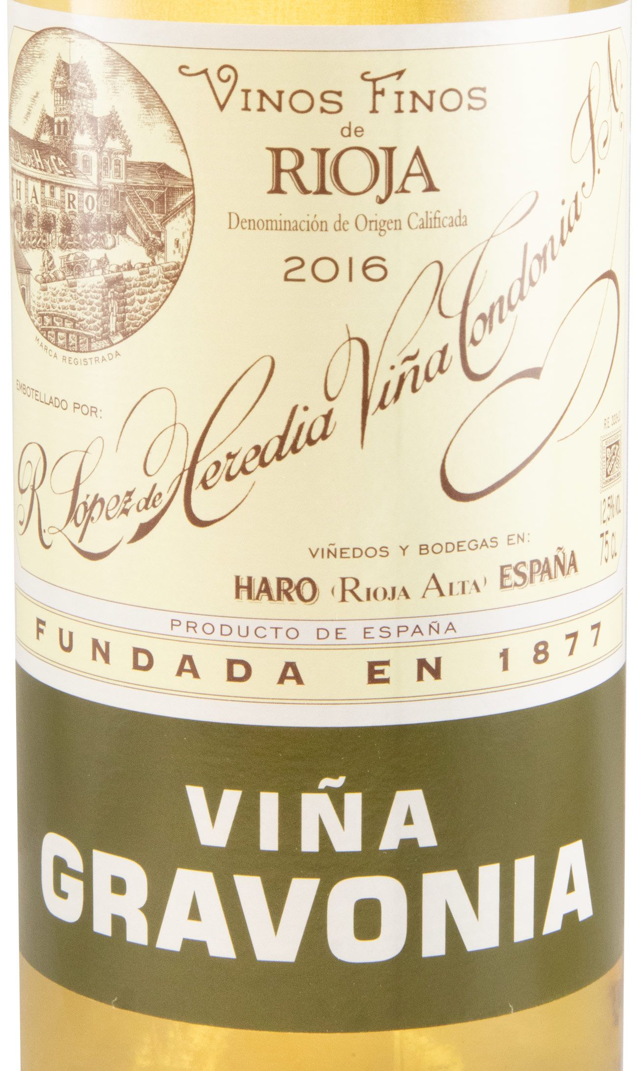 2016 López de Heredia Viña Gravonia Crianza white