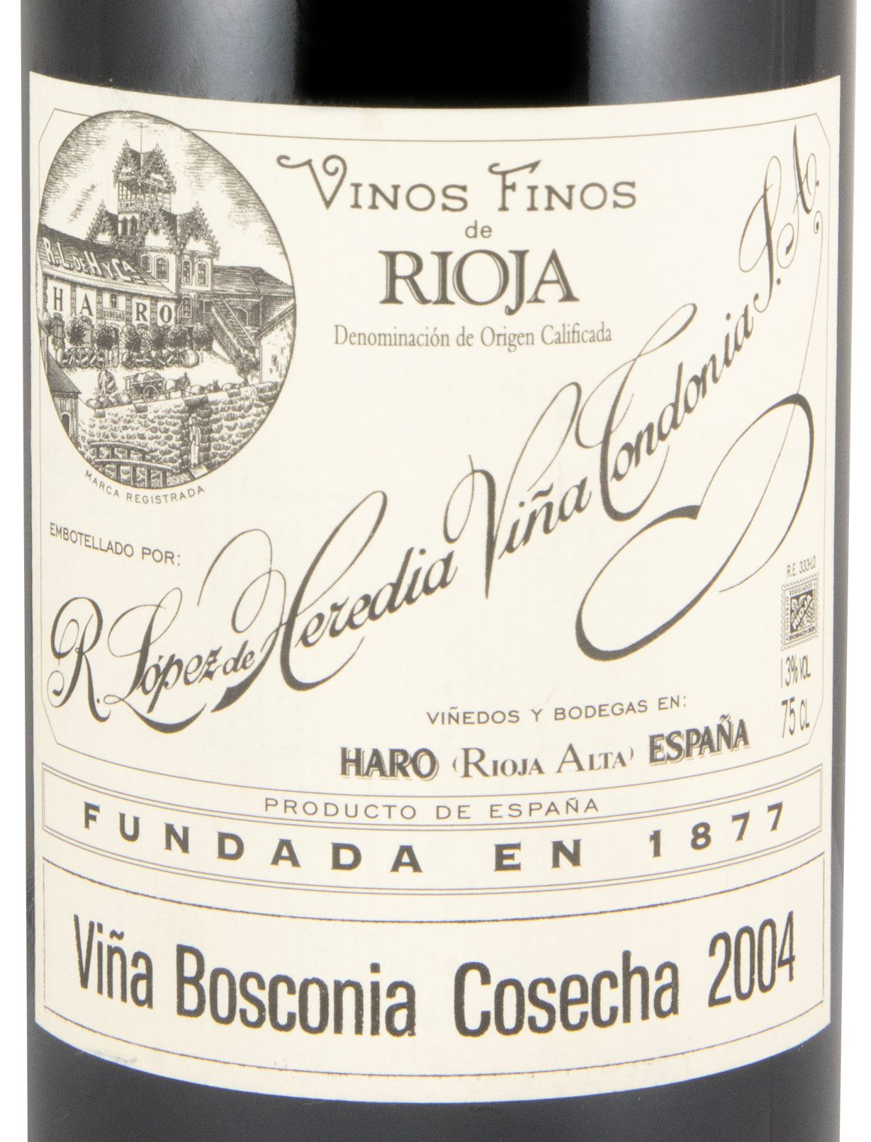2004 López de Heredia Viña Bosconia Gran Reserva tinto
