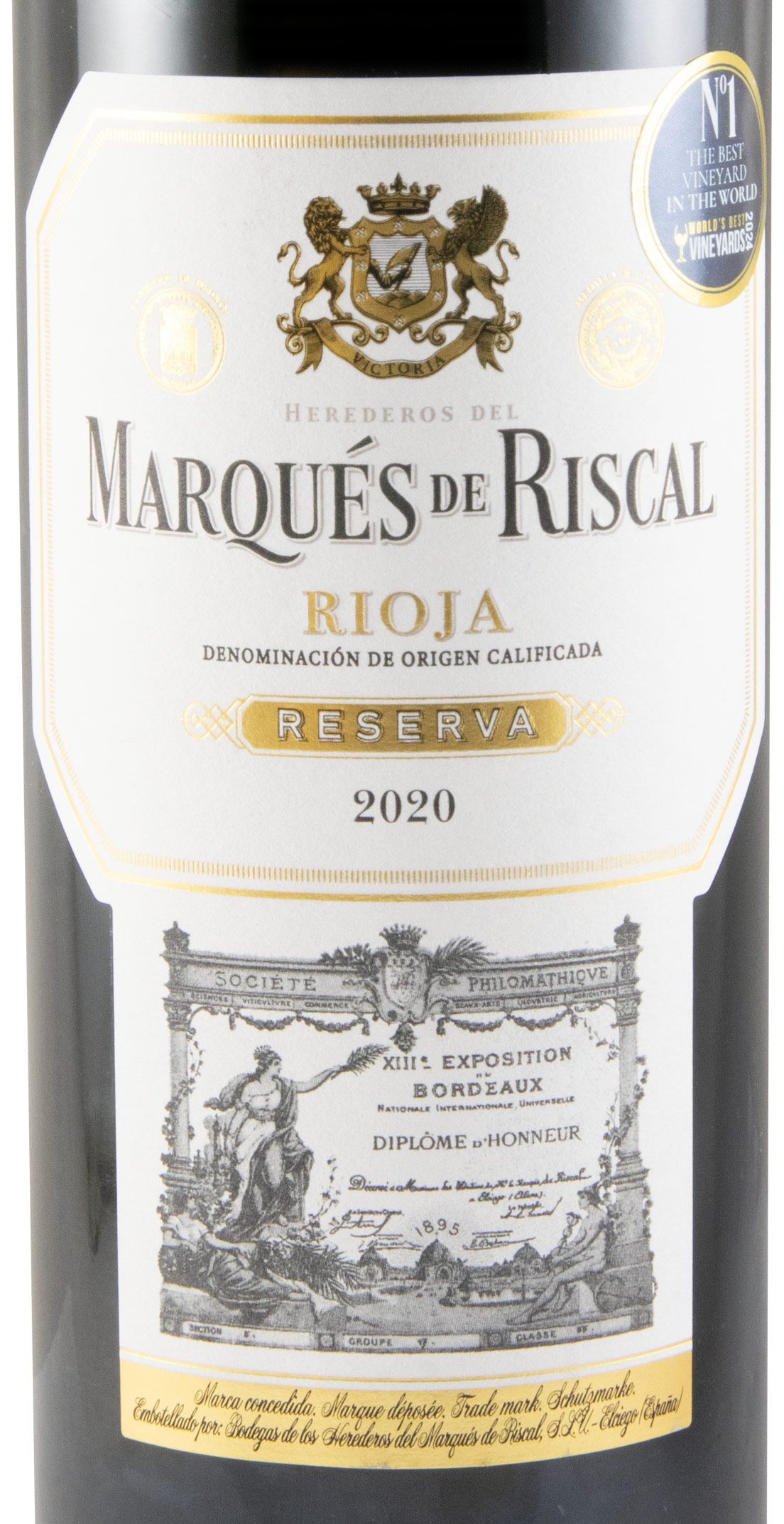 2020 Marqués de Riscal Reserva Rioja tinto
