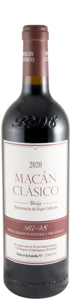 2020 Benjamin de Rothschild & Vega-Sicilia Macán Clásico Rioja tinto