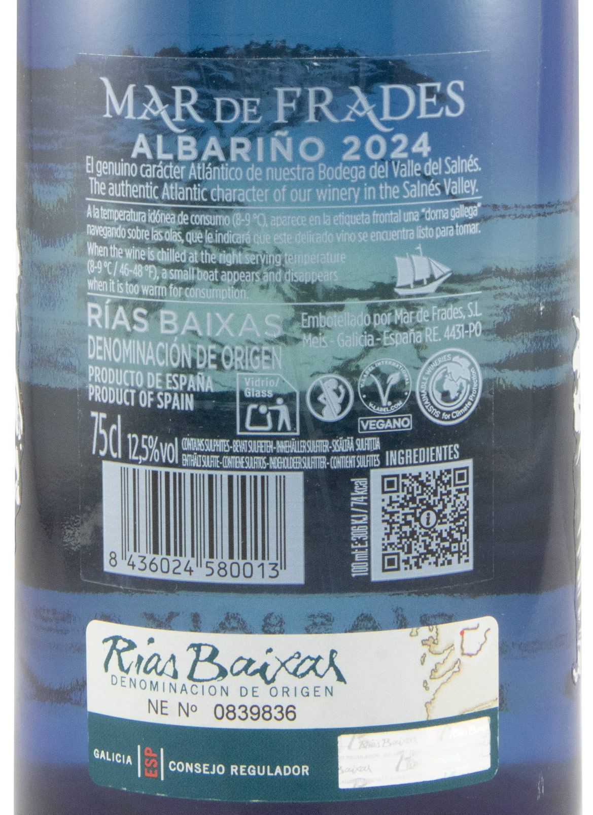 2024 Mar de Frades Albariño branco