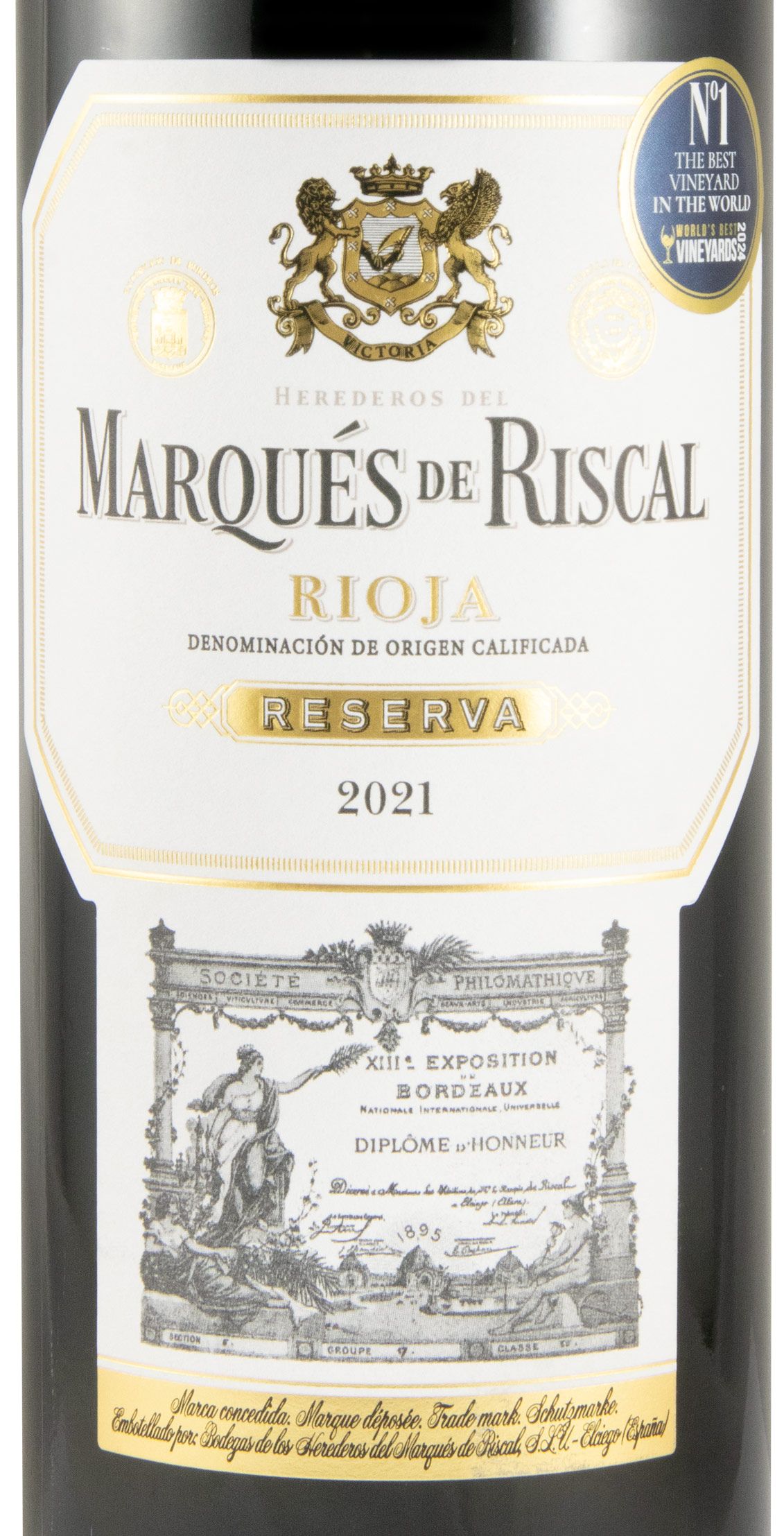 2021 Marqués de Riscal Reserva Rioja red