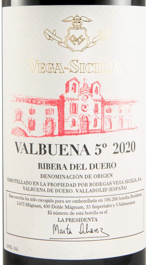 2020 Vega-Sicilia Valbuena 5º Ribera del Duero red