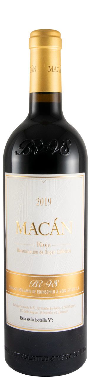 2019 Benjamin de Rothschild & Vega-Sicilia Macán Rioja tinto