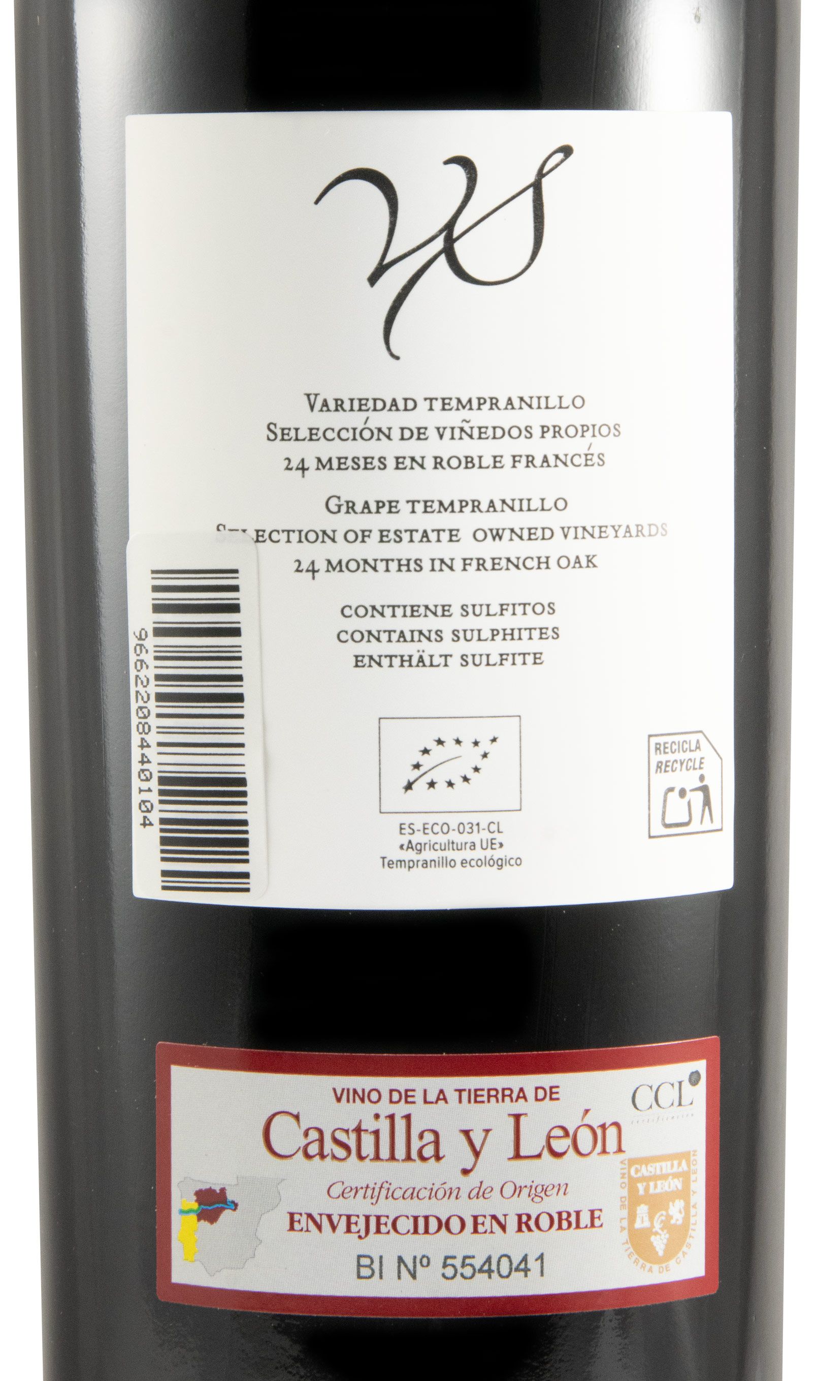 2022 Bodegas Mauro VS Castilla y León organic red