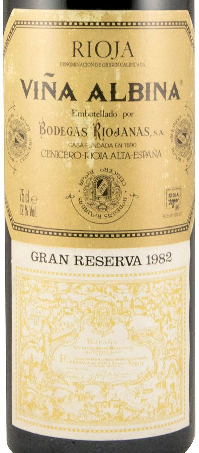 1982 Bodegas Riojanas Viña Albina Gran Reserva tinto