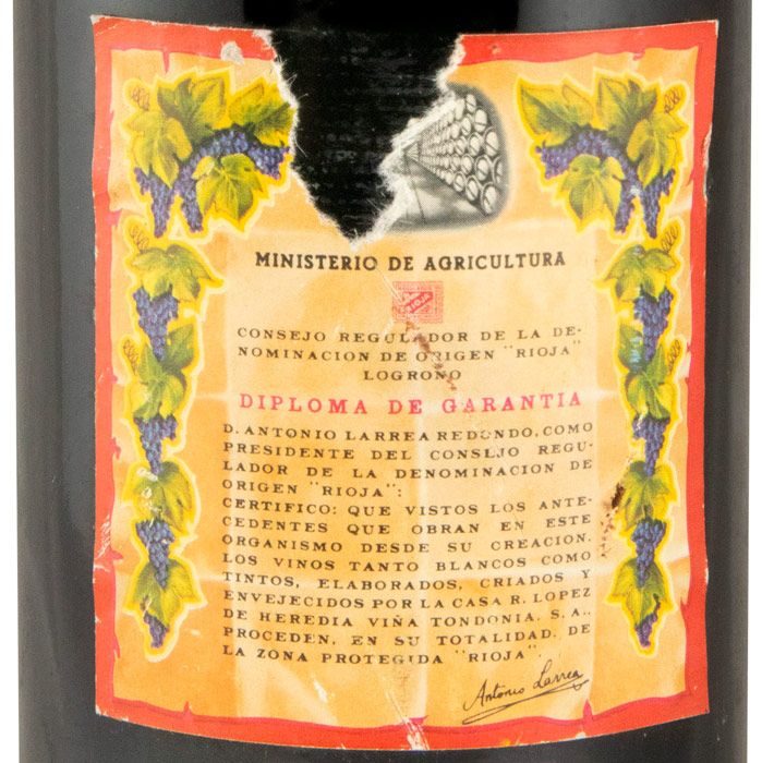 1973 López de Heredia Viña Tondonia tinto