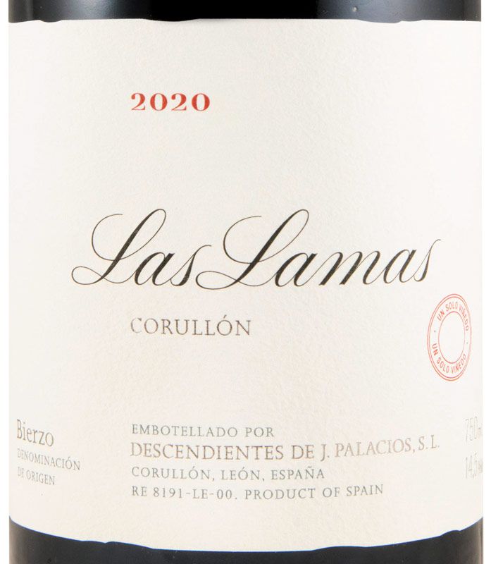 2020 Descendientes de J. Palacios Las Lamas biológico tinto