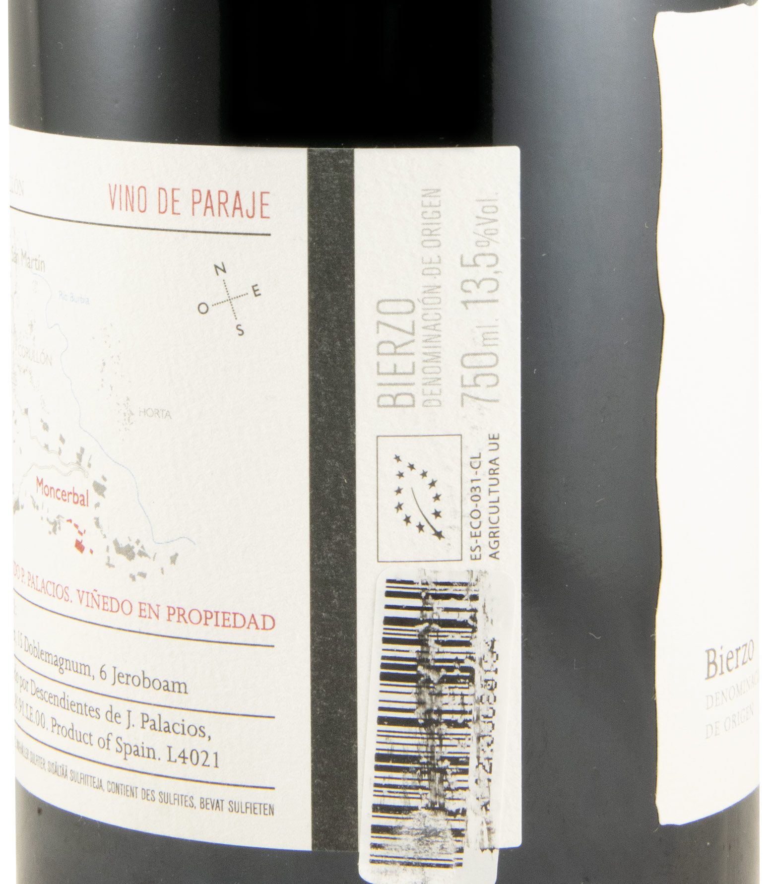 2021 Descendientes de J. Palacios Moncerbal biológico tinto