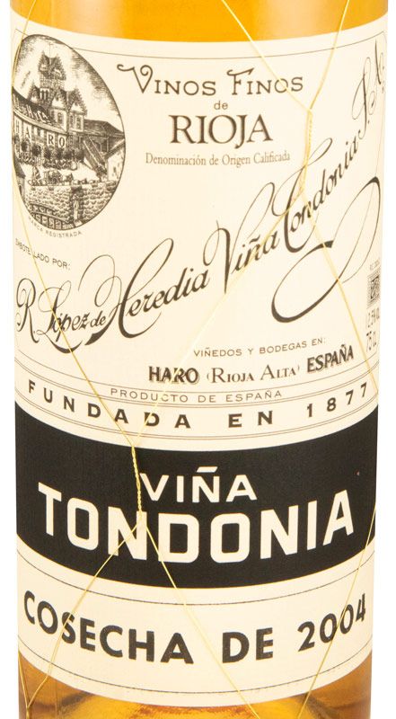 2004 López de Heredia Viña Tondonia Gran Reserva white