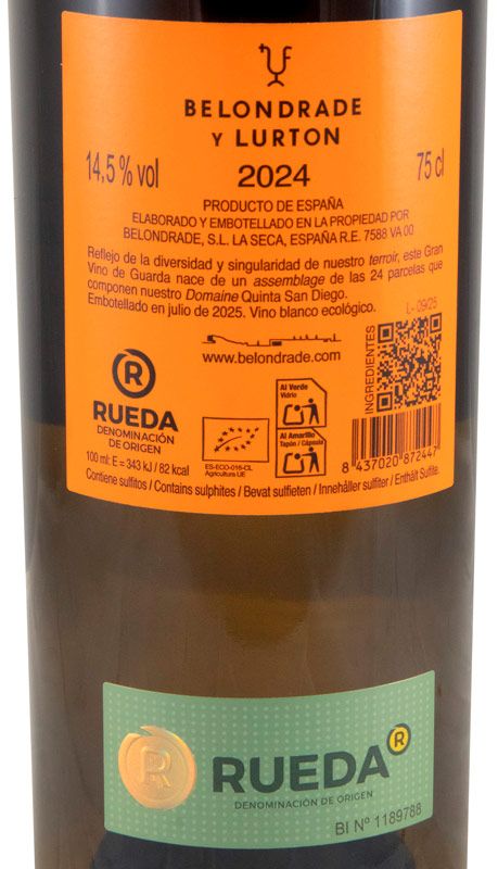 2024 Belondrade y Lurton Rueda biológico branco