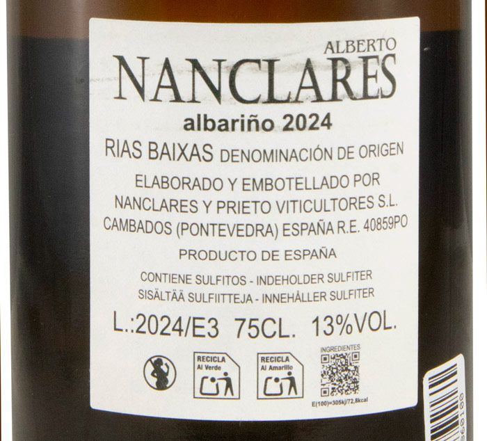 2024 Nanclares Rías Baixas branco