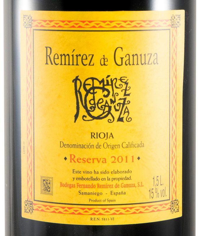 2011 Remírez de Ganuza Reserva Rioja tinto 1,5L