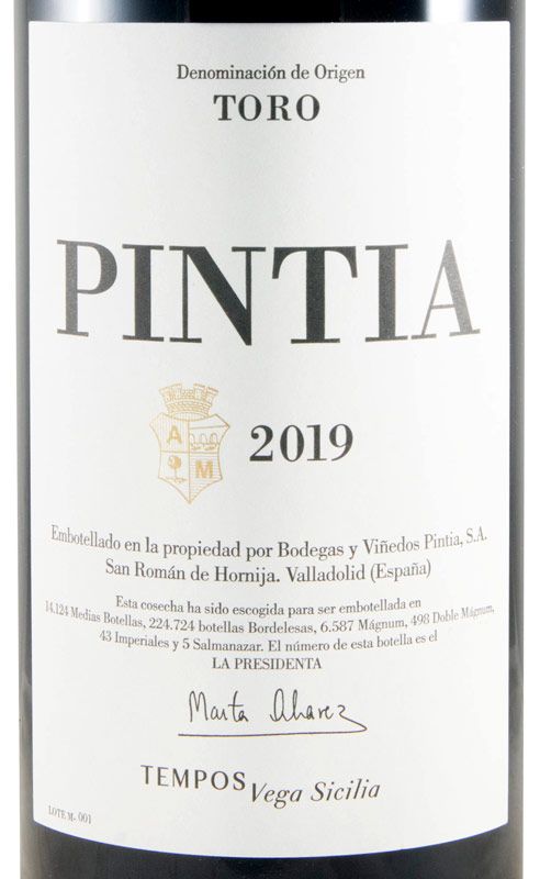 2019 Pintia Toro red 1.5L