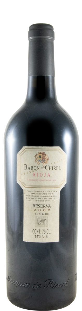 2002 Marqués de Riscal Baron de Chirel Reserva Rioja tinto
