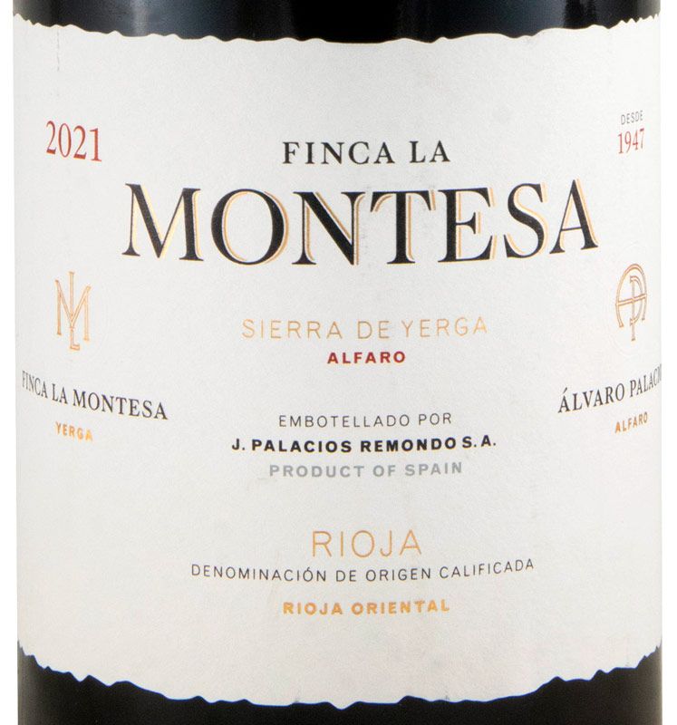 2021 Palacios Remondo Finca La Montesa Rioja biológico tinto