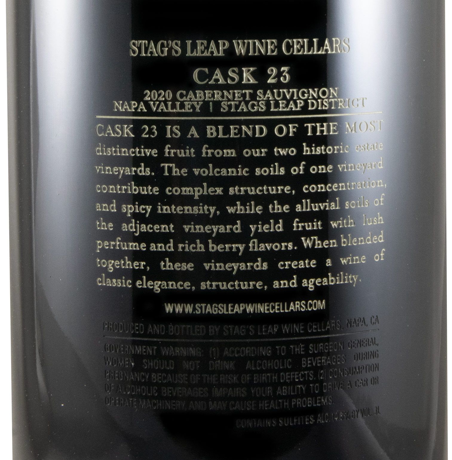 2020 Stag's Leap Cask 23 Cabernet Sauvignon tinto 3L