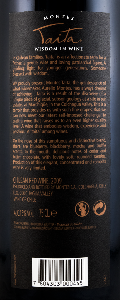 2009 Montes Taita Valle de Colchagua red