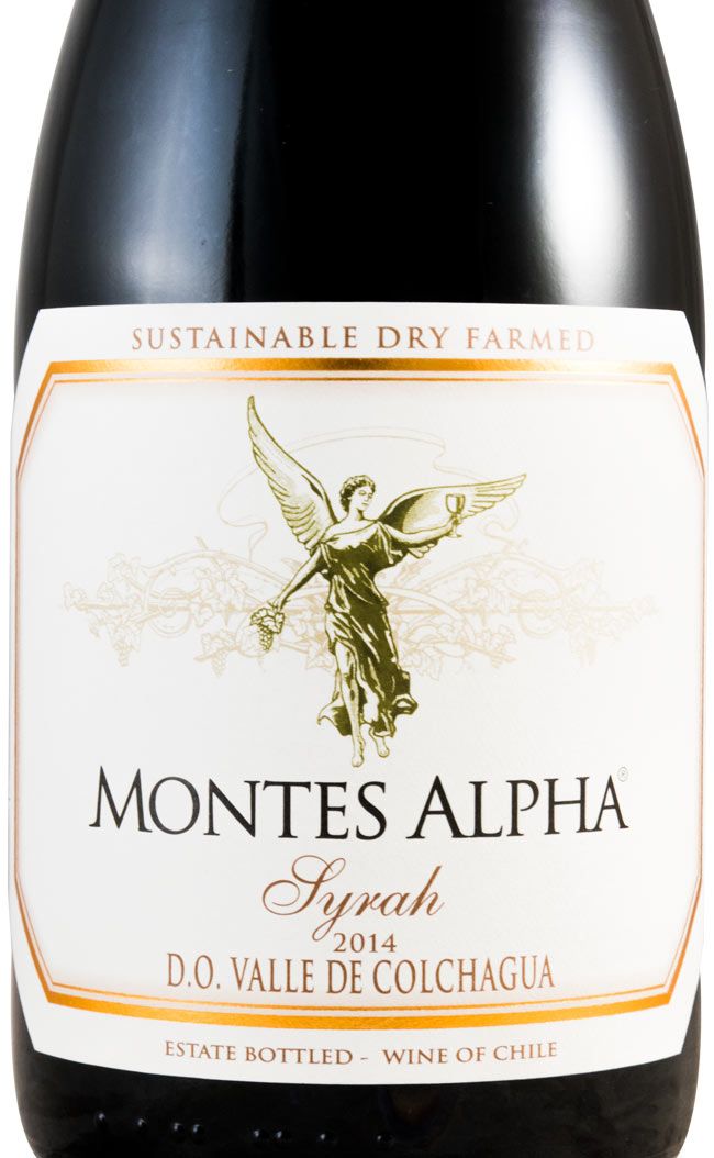2014 Montes Alpha Syrah Valle de Colchagua red