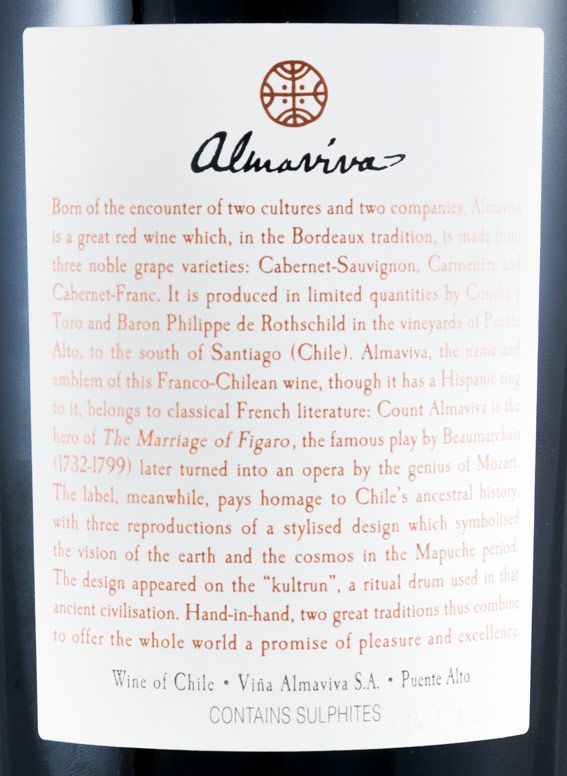 2012 Almaviva Puente Alto tinto