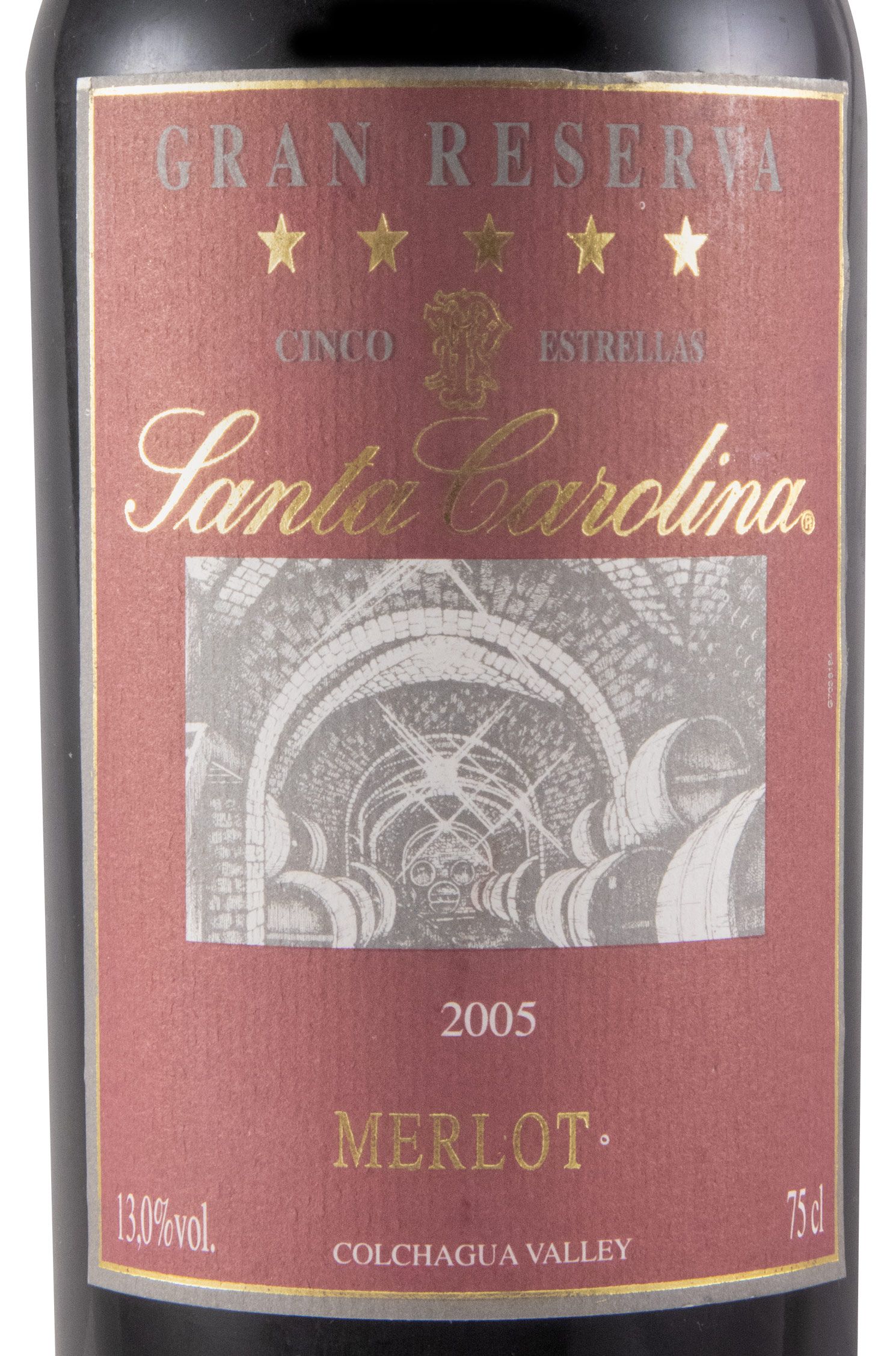 2005 Santa Carolina Merlot Gran Reserva Valle de Colchagua tinto