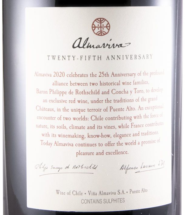 2020 Almaviva Puente Alto red 3L