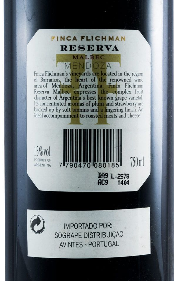 1997 Finca Flichman Reserva Malbec tinto