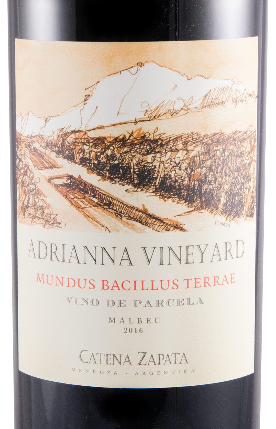 2016 Catena Zapata Adrianna Mundus Bacillus Terrae red