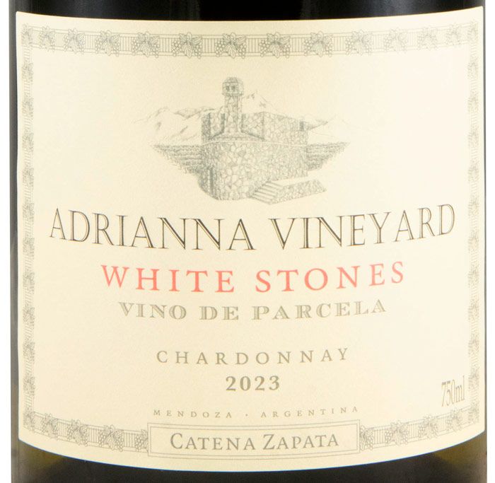 2023 Catena Zapata Adrianna Vineyard White Stones Chardonnay branco