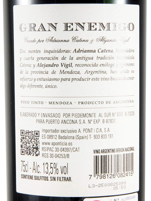 2021 Adrianna Catena & Alejandro Vigil Gran Enemigo Mendoza tinto
